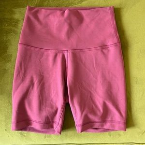 Lululemon Bike shorts /  Pink / dark rose / Size 2